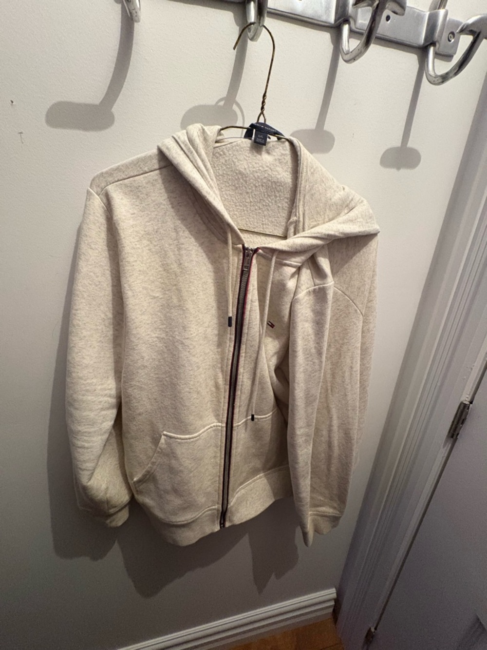 Tommy Hilfiger Off-White Zip Hoodie